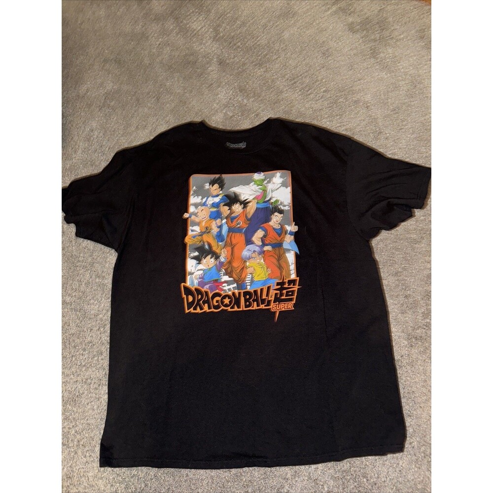 Dragon Ball Z Super DBZ Tshirt 2XL Black TOEI Animation Crunchyroll